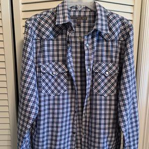 Old Navy Western Flannel Shirt Mens M Regular Fit